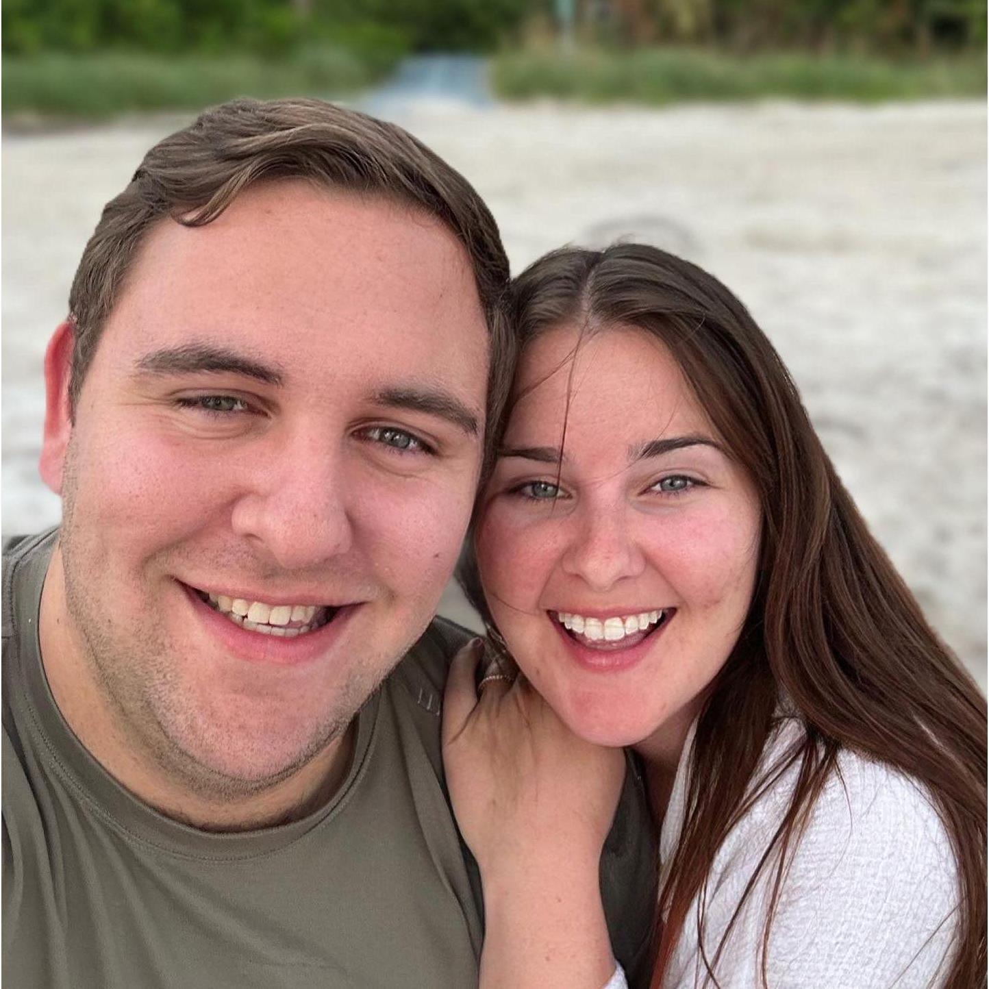 Anniversary picnic at the beach!