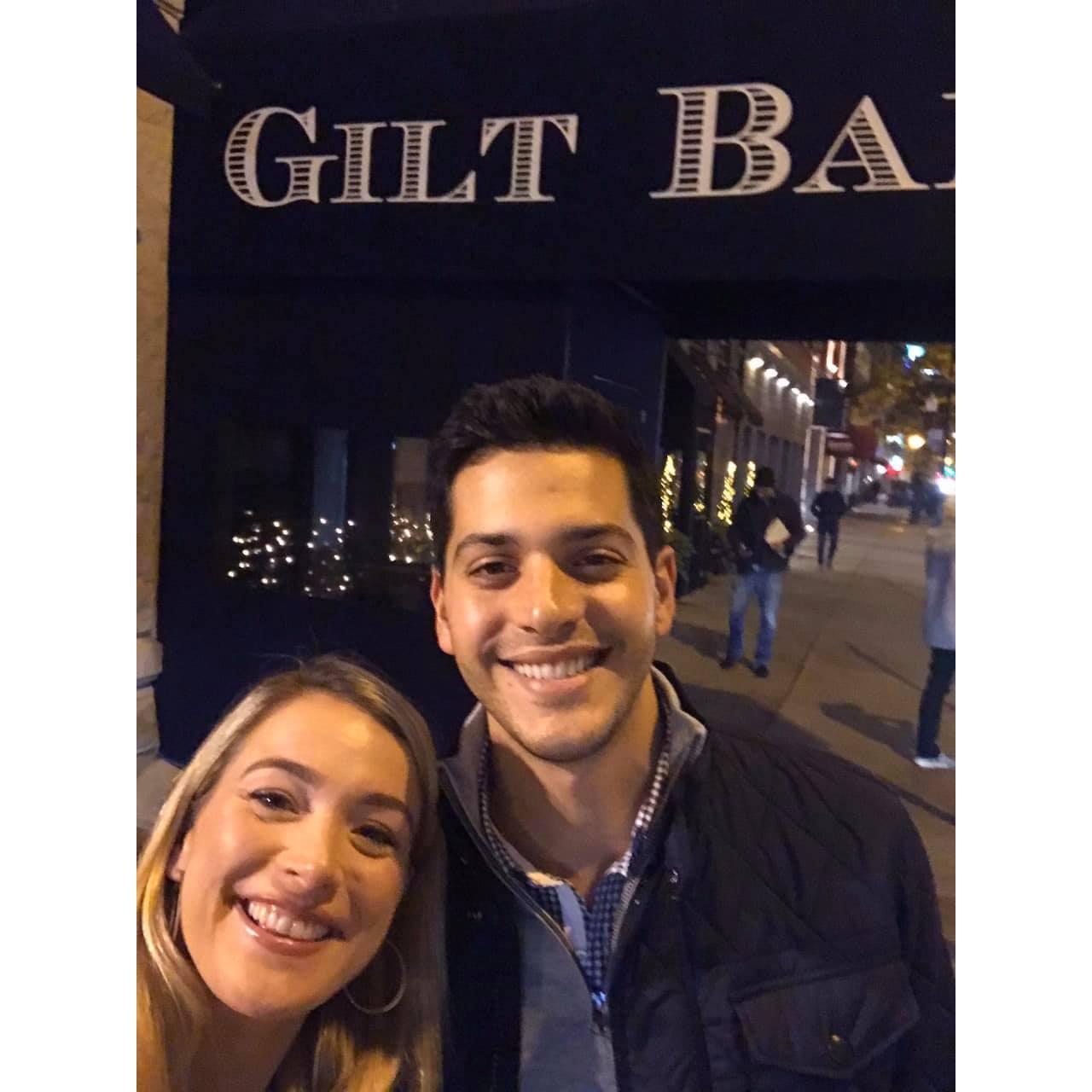 Gilt Bar - Where we had our first date!