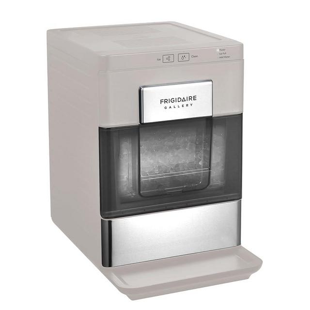 FRIGIDAIRE Gallery Countertop Crunchy Chewable Nugget Ice Maker, 33lbs per Day, Auto Self Cleaning, Grey