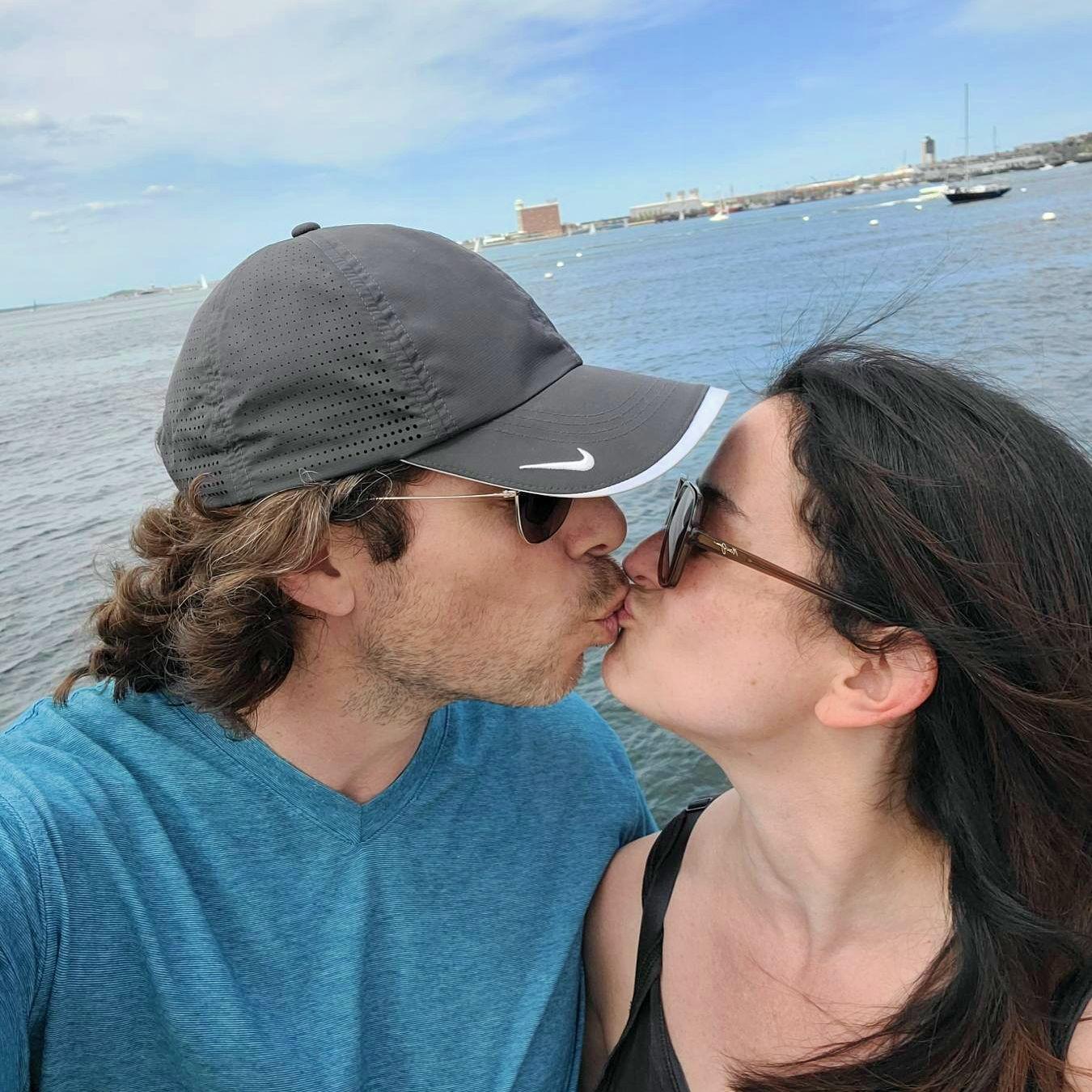 Sealed with a kiss in Boston