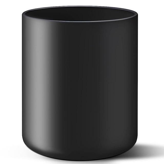 Extra-Large Utensil Holder for Kitchen Counter, High 7.2” Matte Black Ceramic Utensils Crock for Countertop, Modern Spatula Cooking Utensil Holder Easy to Clean for Décor 7.2×5.8 INCH By LATCHHOOK
