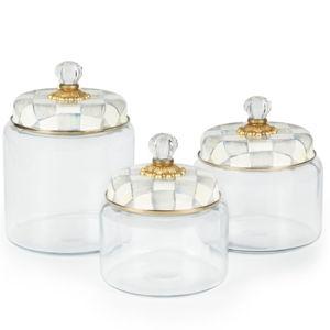 Sterling Check Kitchen Canister Set