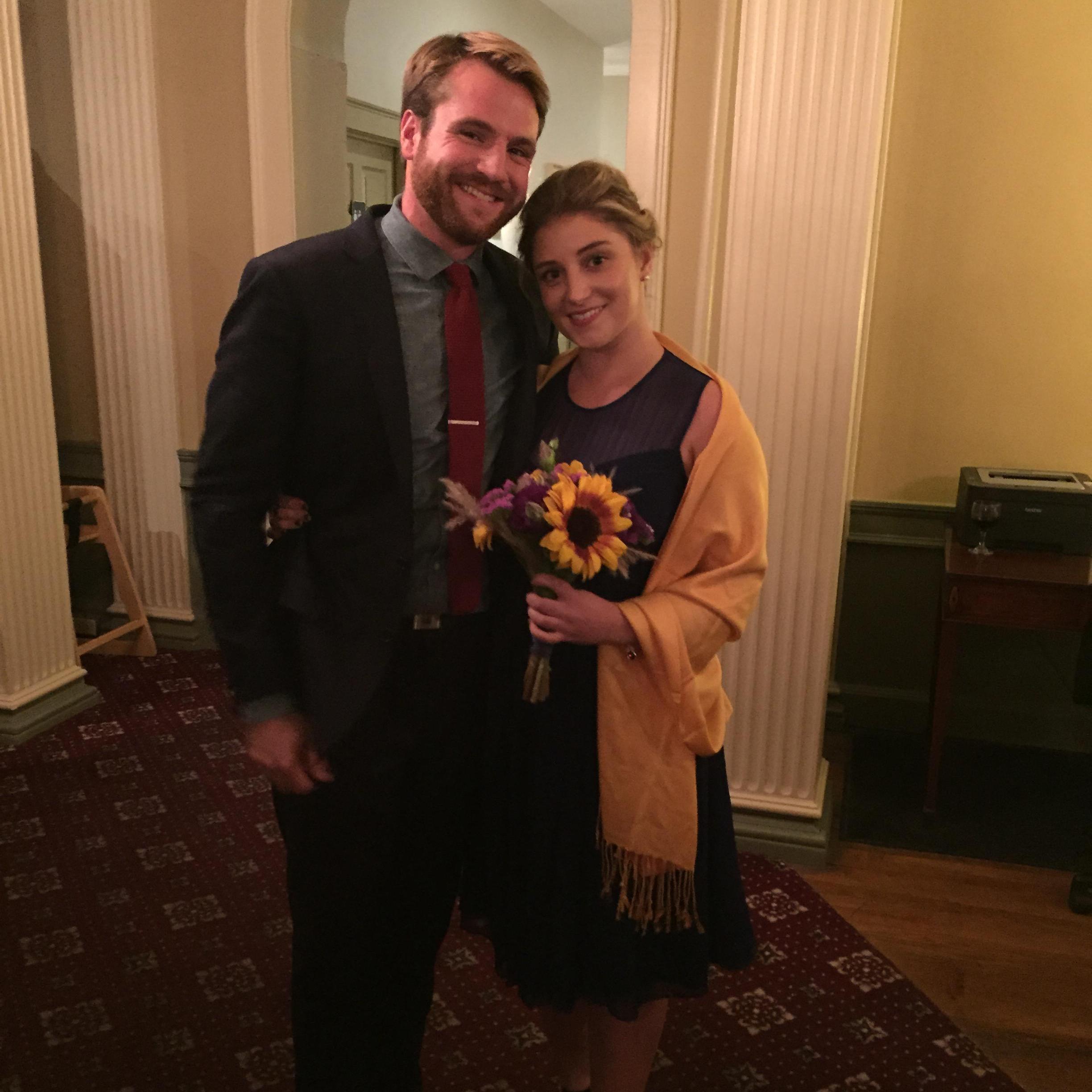 Celebrating Katie and Lance! Middlebury VT. October 2014