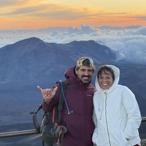 On top of sacred Mt Haleakala