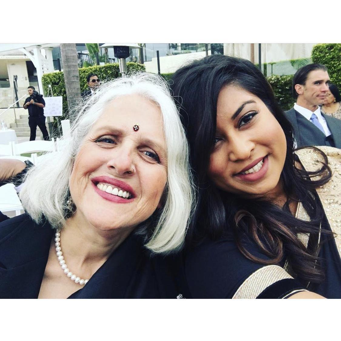 Selfie with mom.