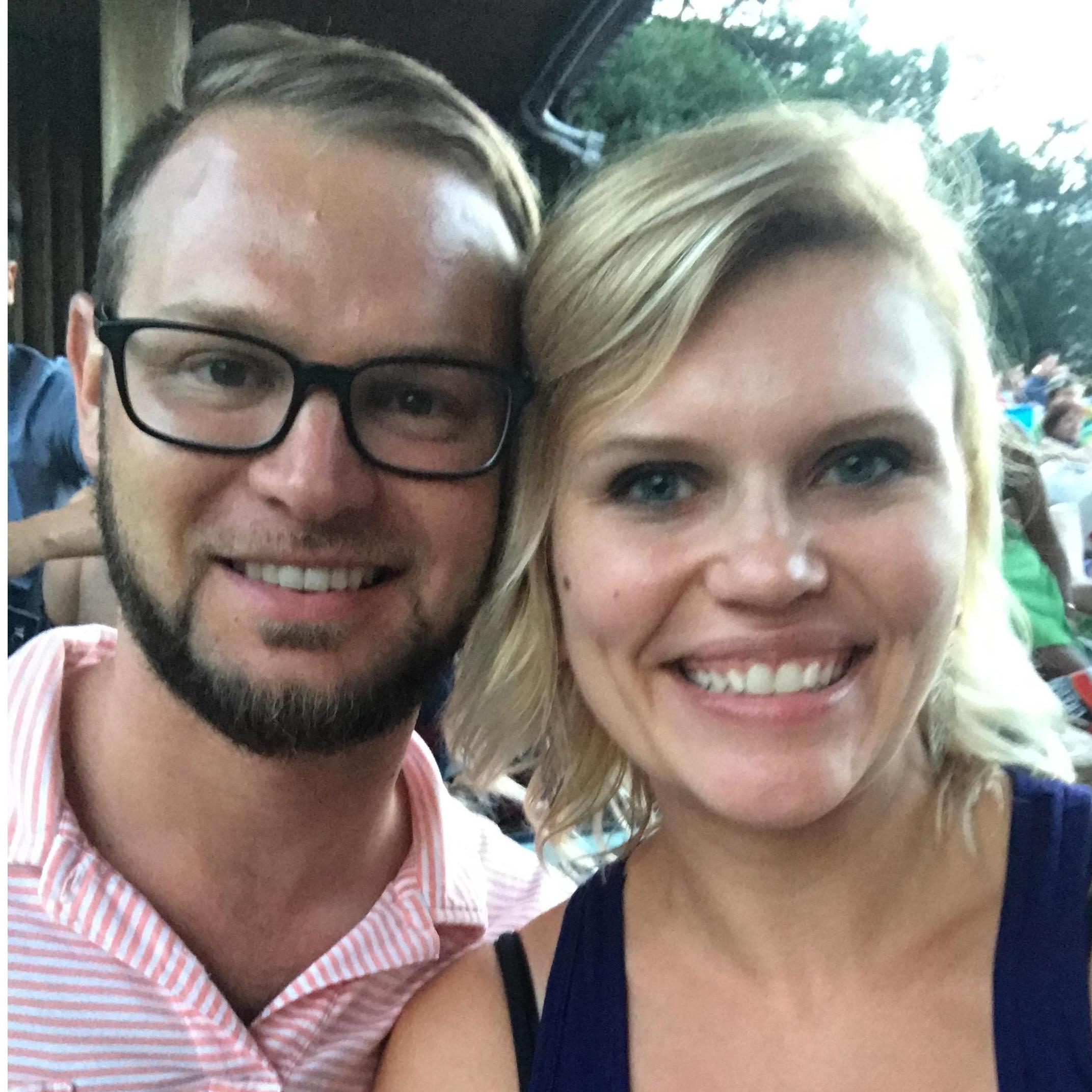 One of our (kind of) earlier dates - Samuel took Laura to a Harry Potter, National Symphony Orchestra performance for her birthday. #AccioLove