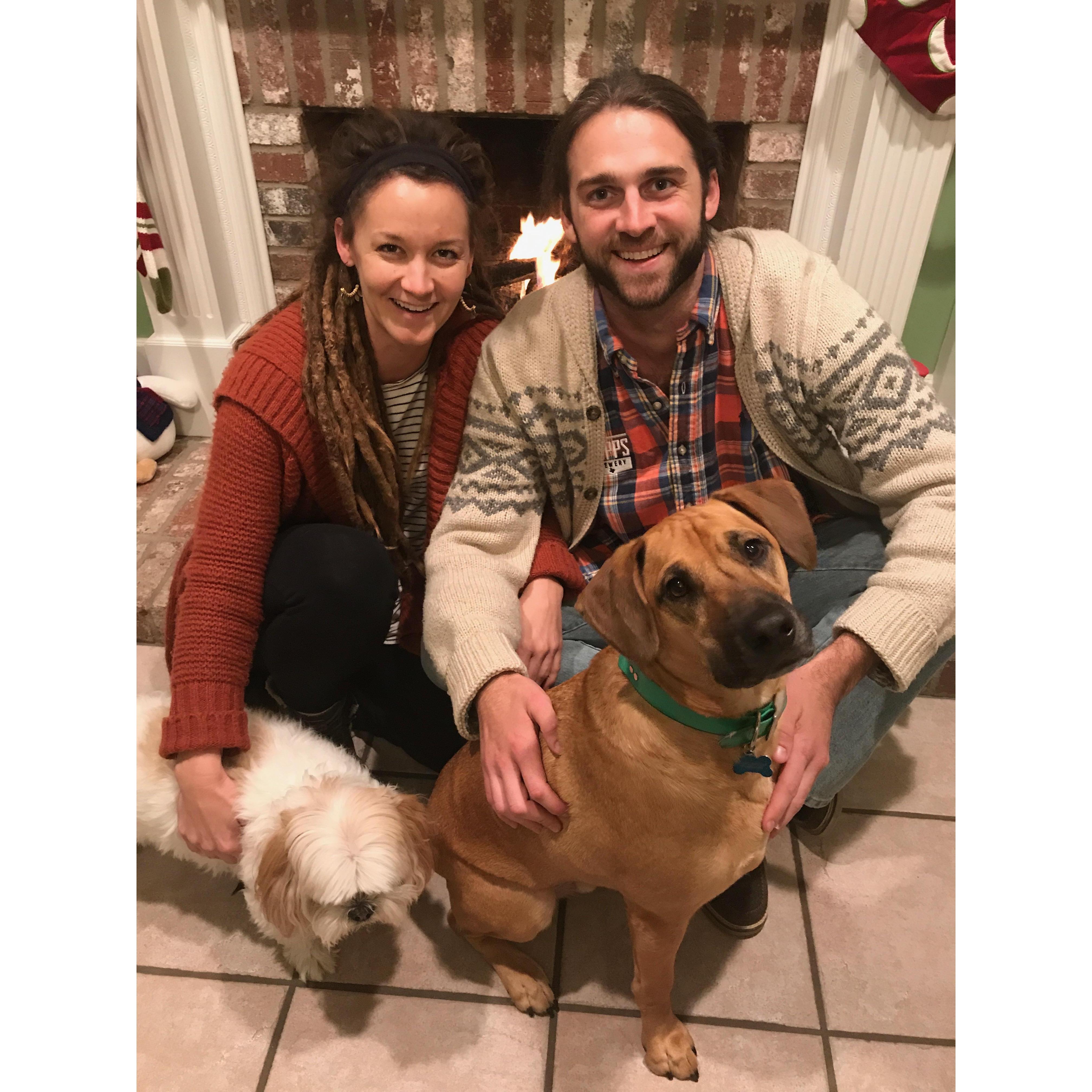 Family photo and Thanksgiving at the Ratcliffs.