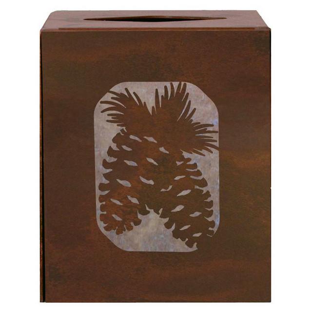 Pinecone Square Tissue Cover