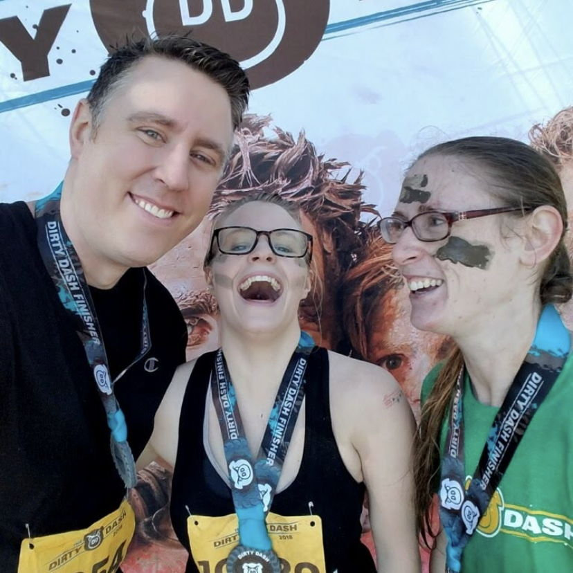 Dirty Dash with Jacqueline! What a great day, Stephanie would do it over and over