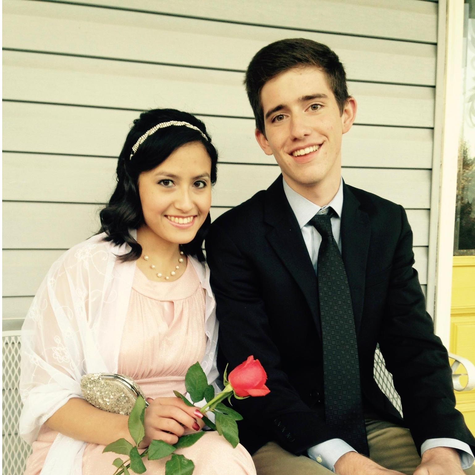 Our first Valentine's day together