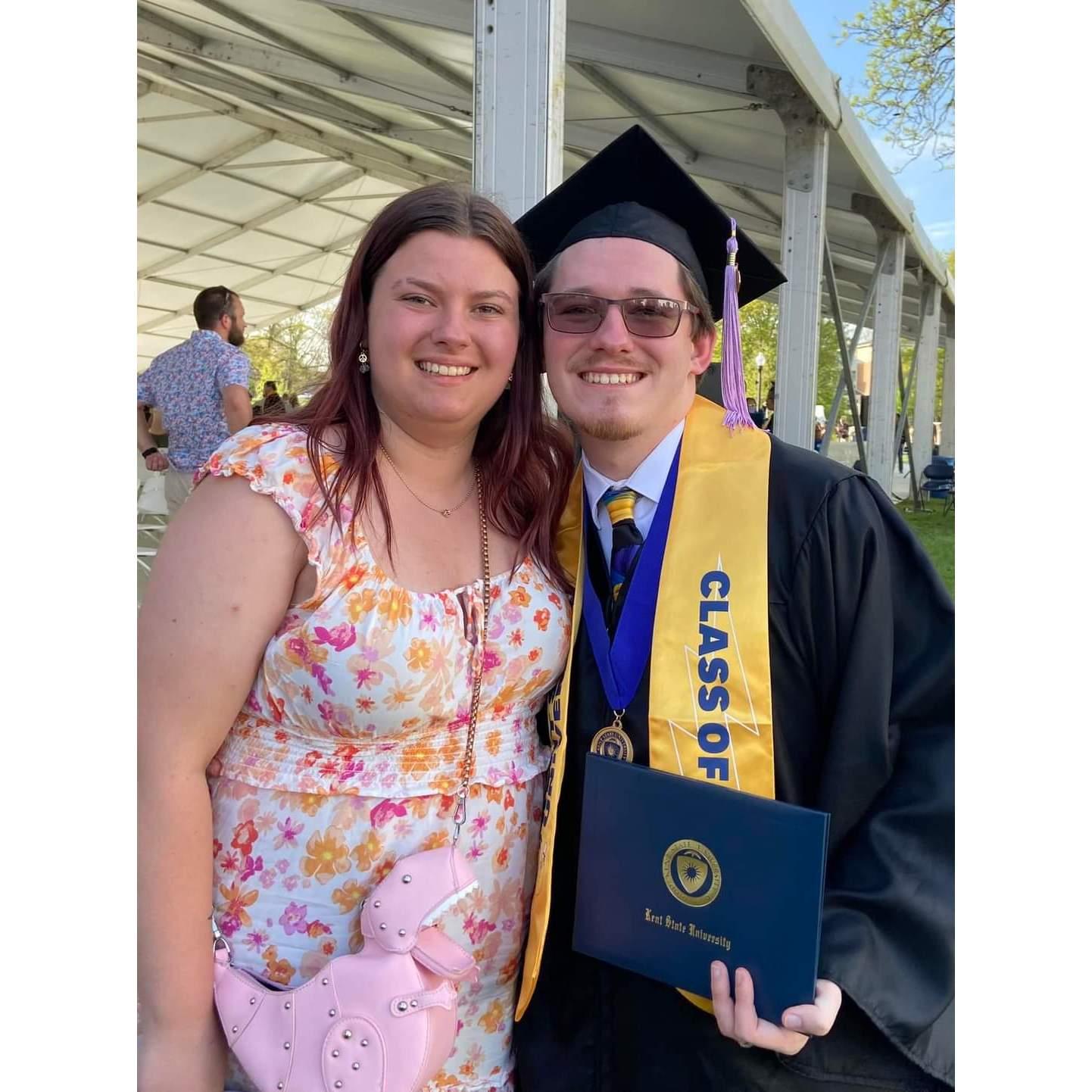 Rick's Undergraduate Commencement from Kent State, 2022