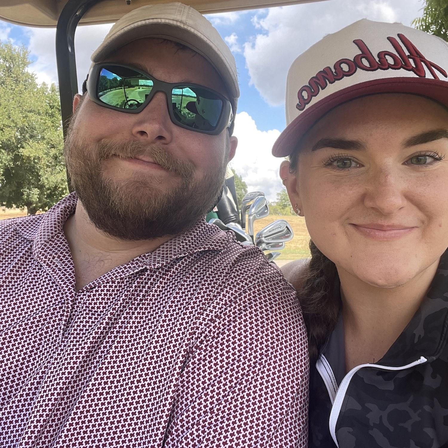 Our first golf date ⛳️