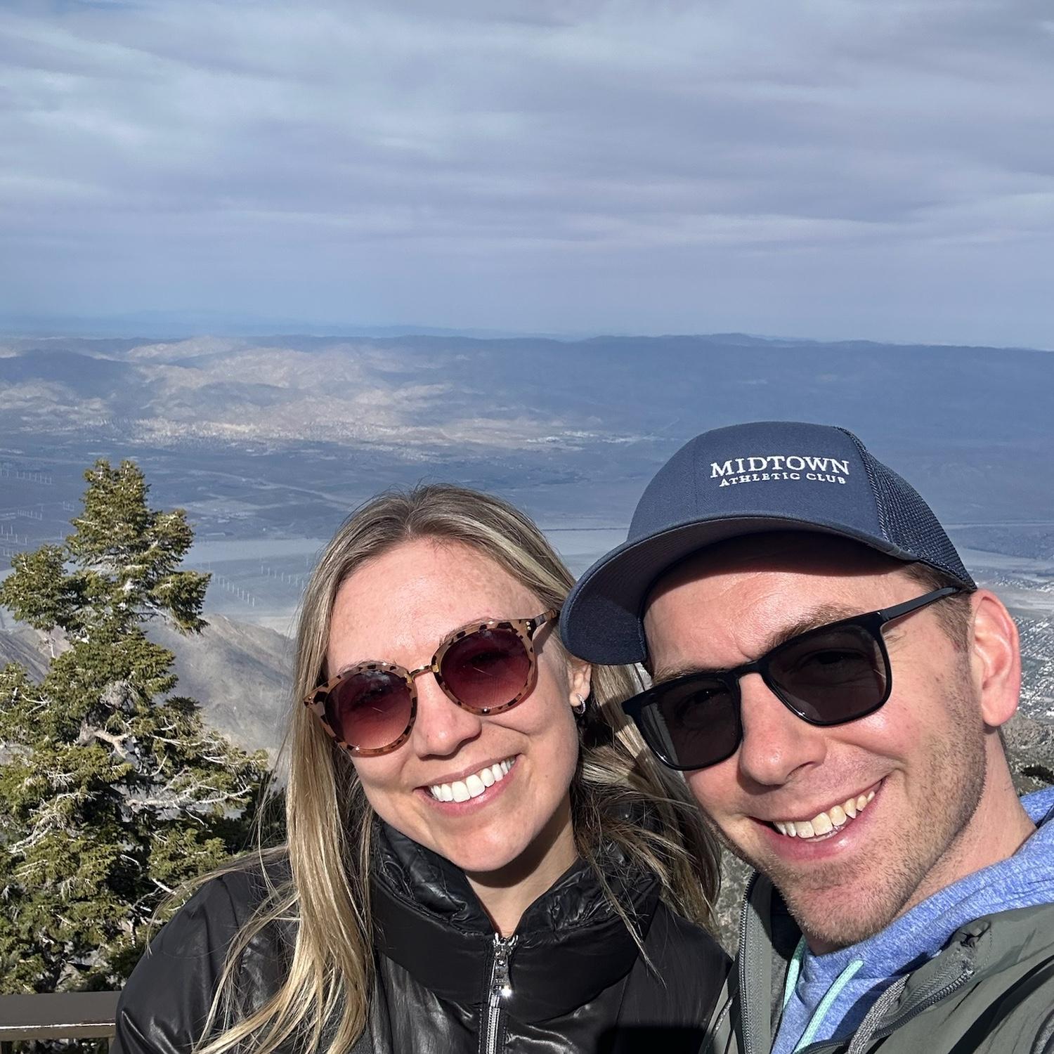 Mountain top post gondola ride - Palm Springs