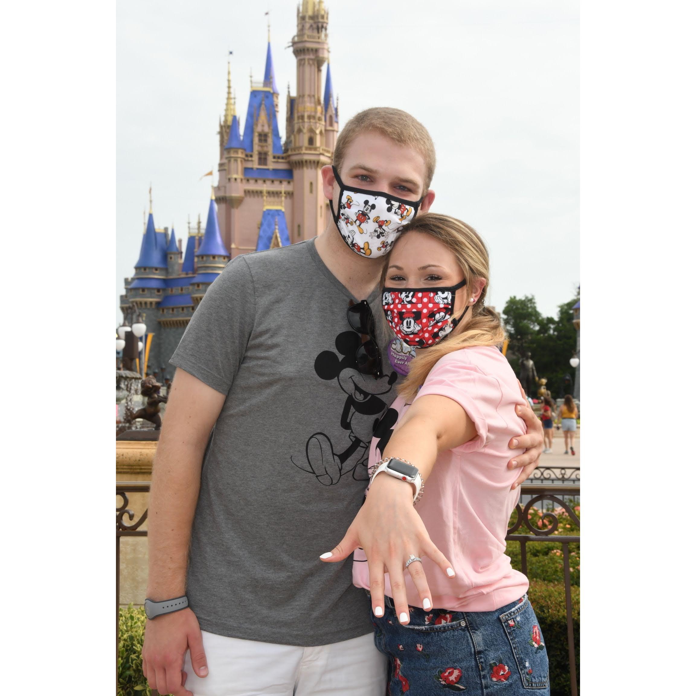 We got to experience Disney magic in our first couple days of engagement :)