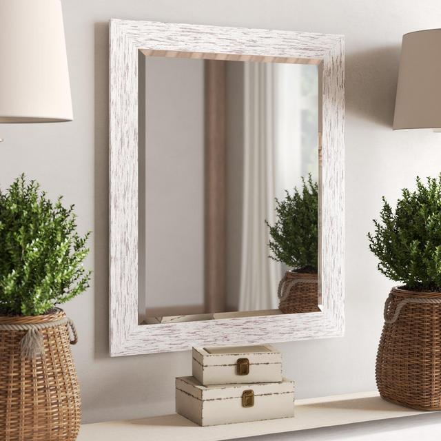 Dorothea Scoop Framed Beveled Accent Mirror