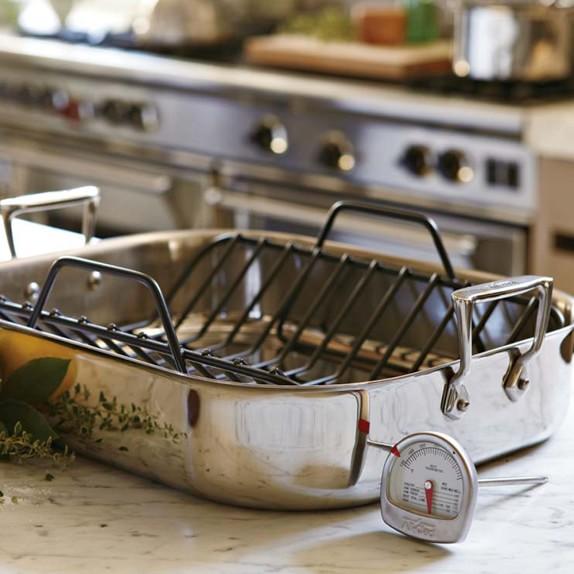 All-Clad Stainless-Steel Roasters with Rack