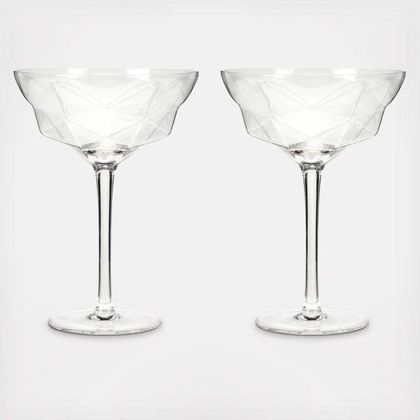 Viski Seneca Martini Glasses - Thumbnail 2