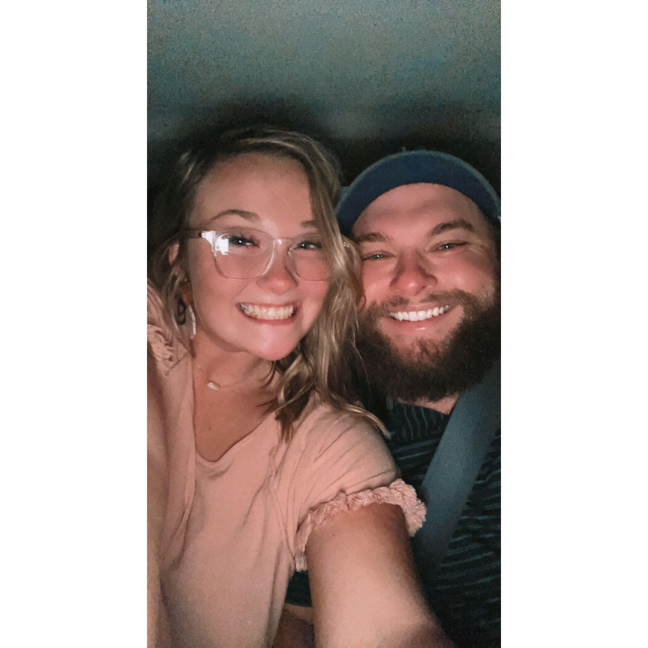 Our first picture together in 2021.
