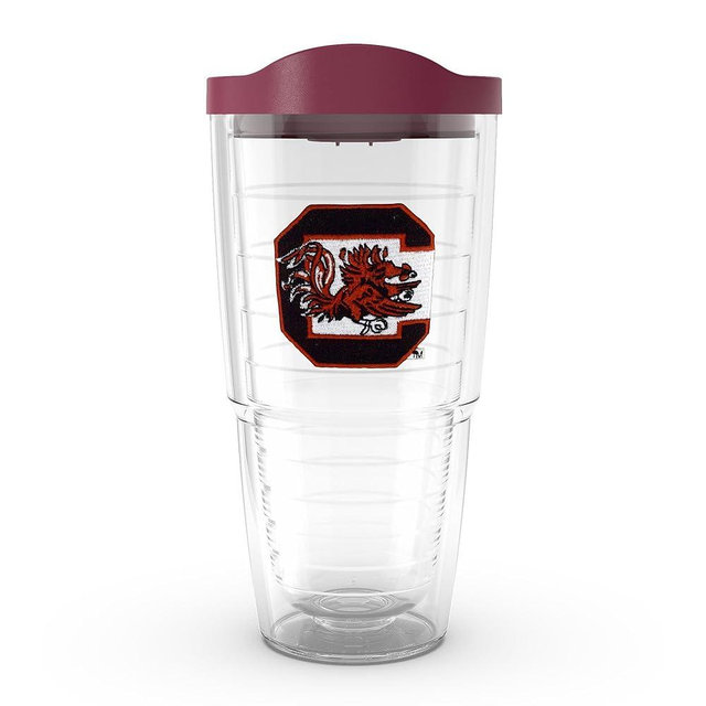 Tervis South Carolina Gamecocks - Primary Logo Made in USA Double Walled Insulated Tumbler Travel Cup Keeps Drinks Cold & Hot, 24oz, Classic