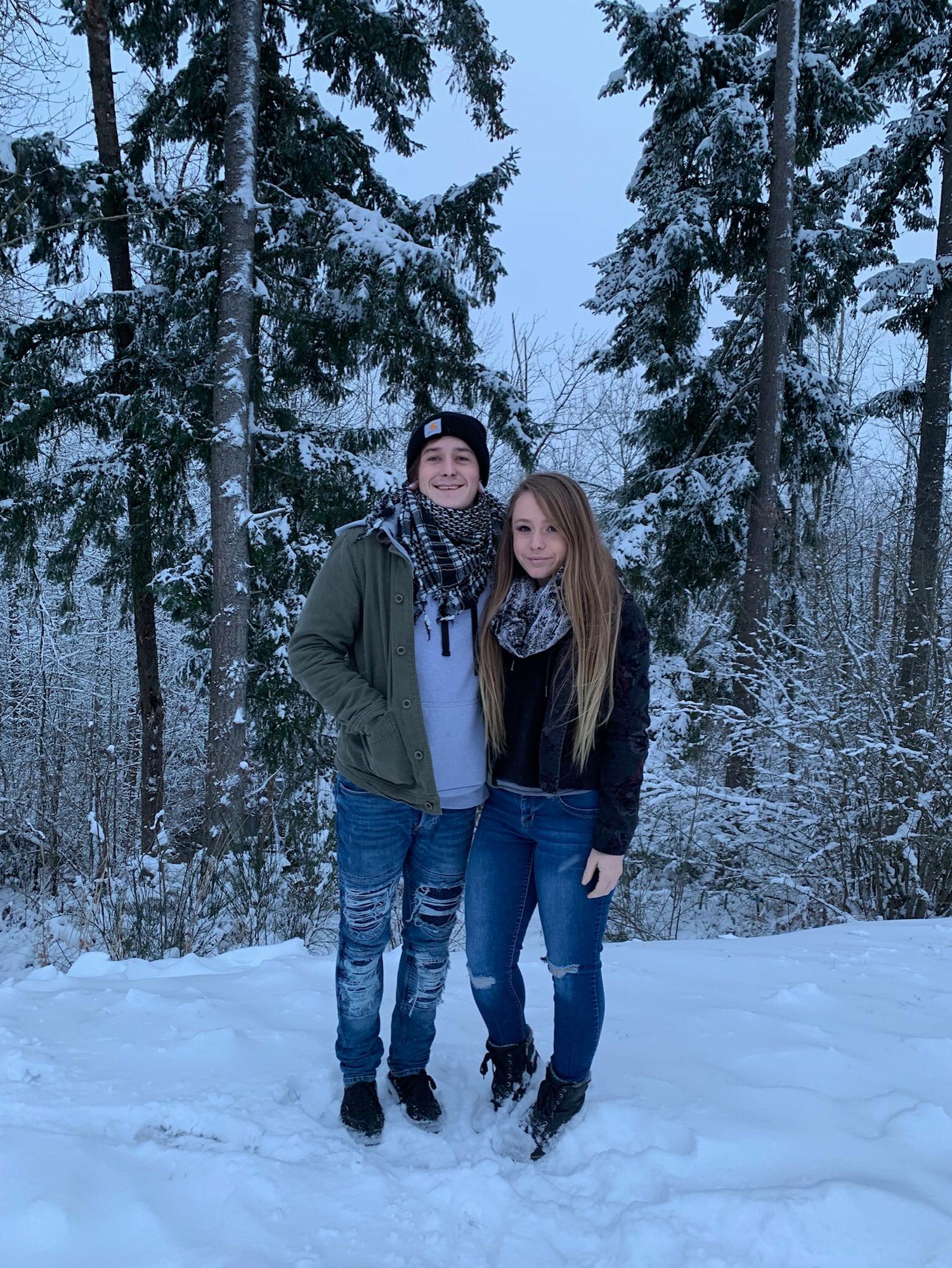 Got caught in a snowstorm in WA. Went drifting with Rachele and ate wayyyyyy to much food!