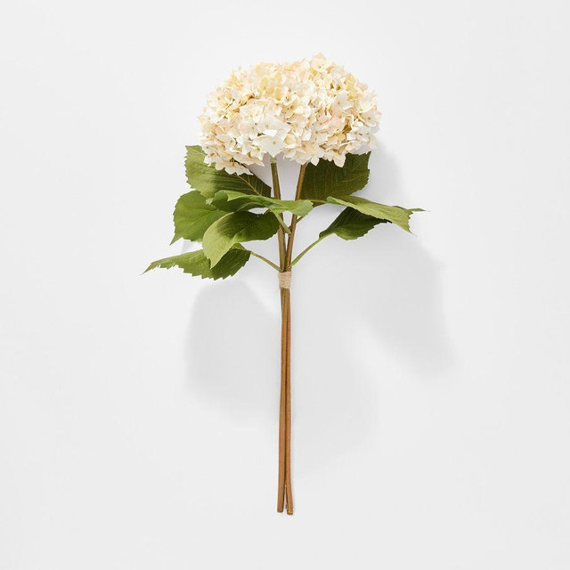 Faux Hydrangea Anemonie Bundle, 30", Blush