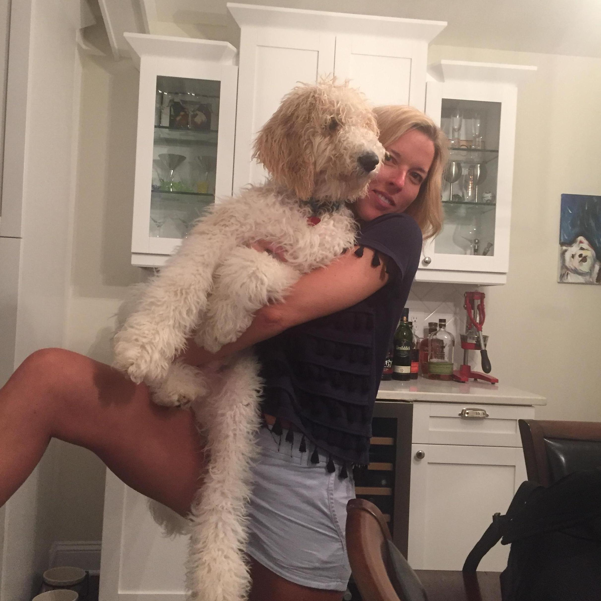 Hank and his momma #scrambledeggs