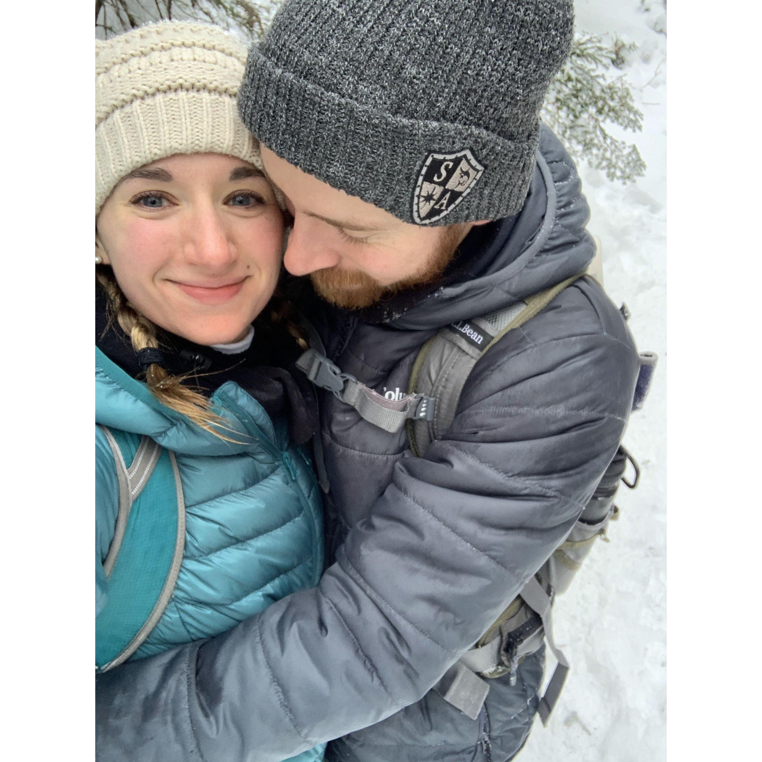 Discovering winter hiking as one of our newfound hobbies