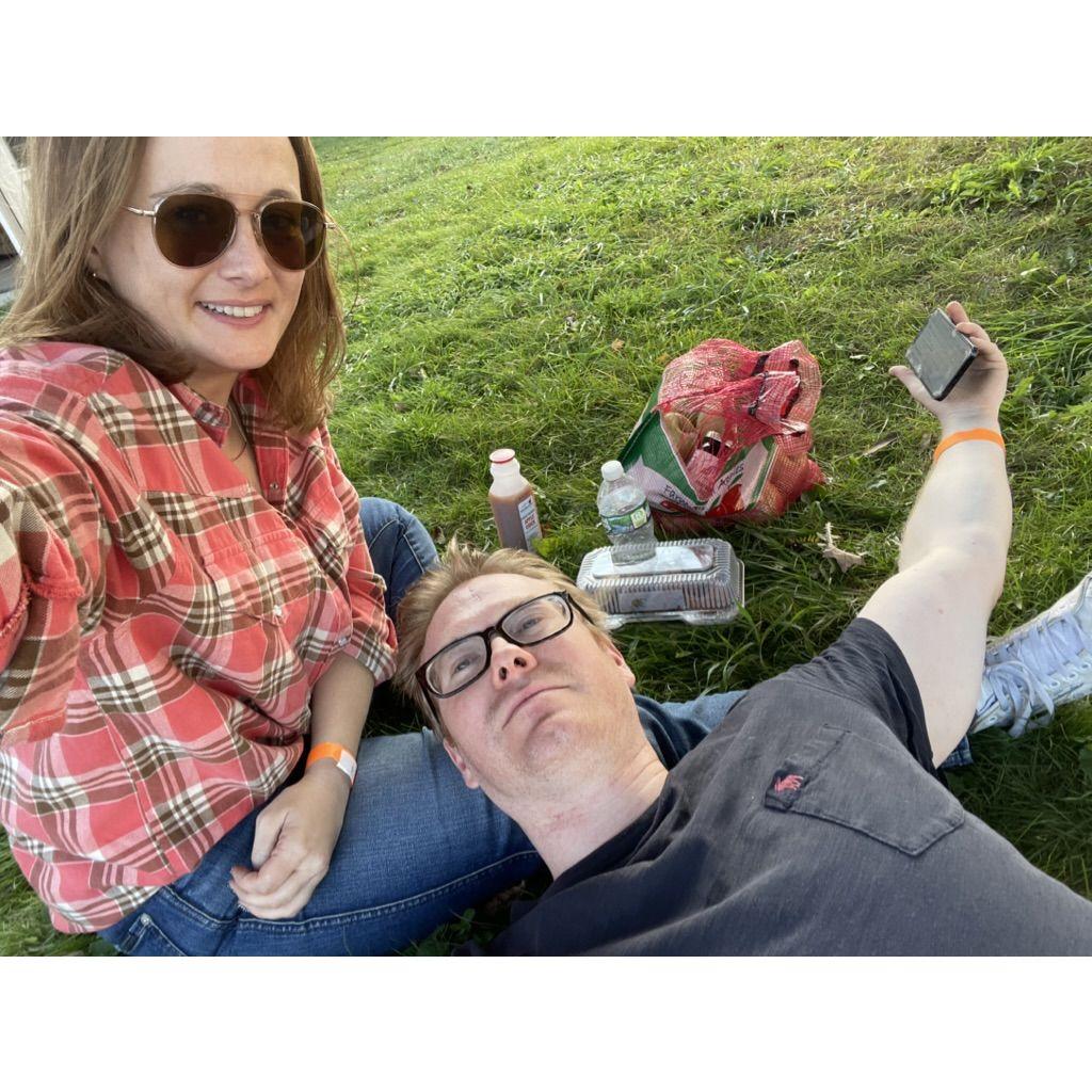 Our first roadtrip--apple picking Upstate
