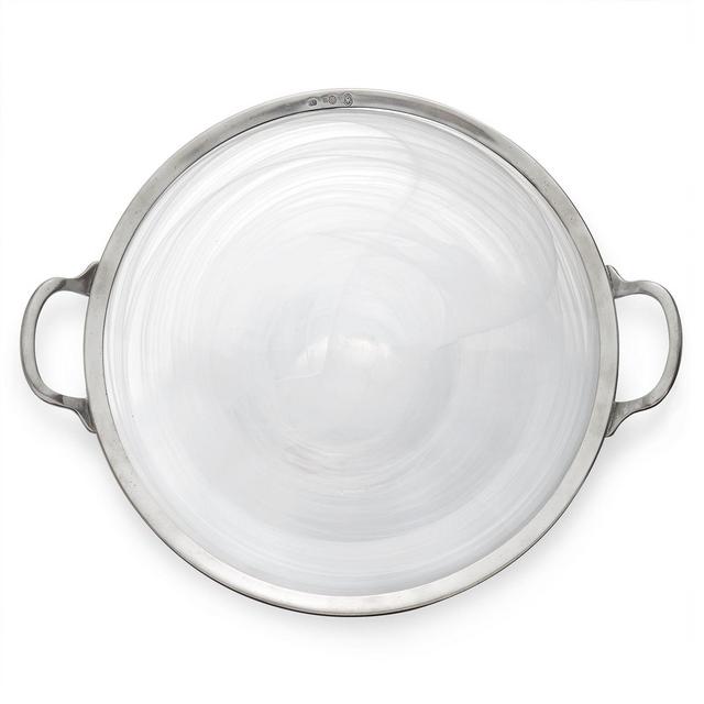 Arte Italica Volterra Round Platter with Handles