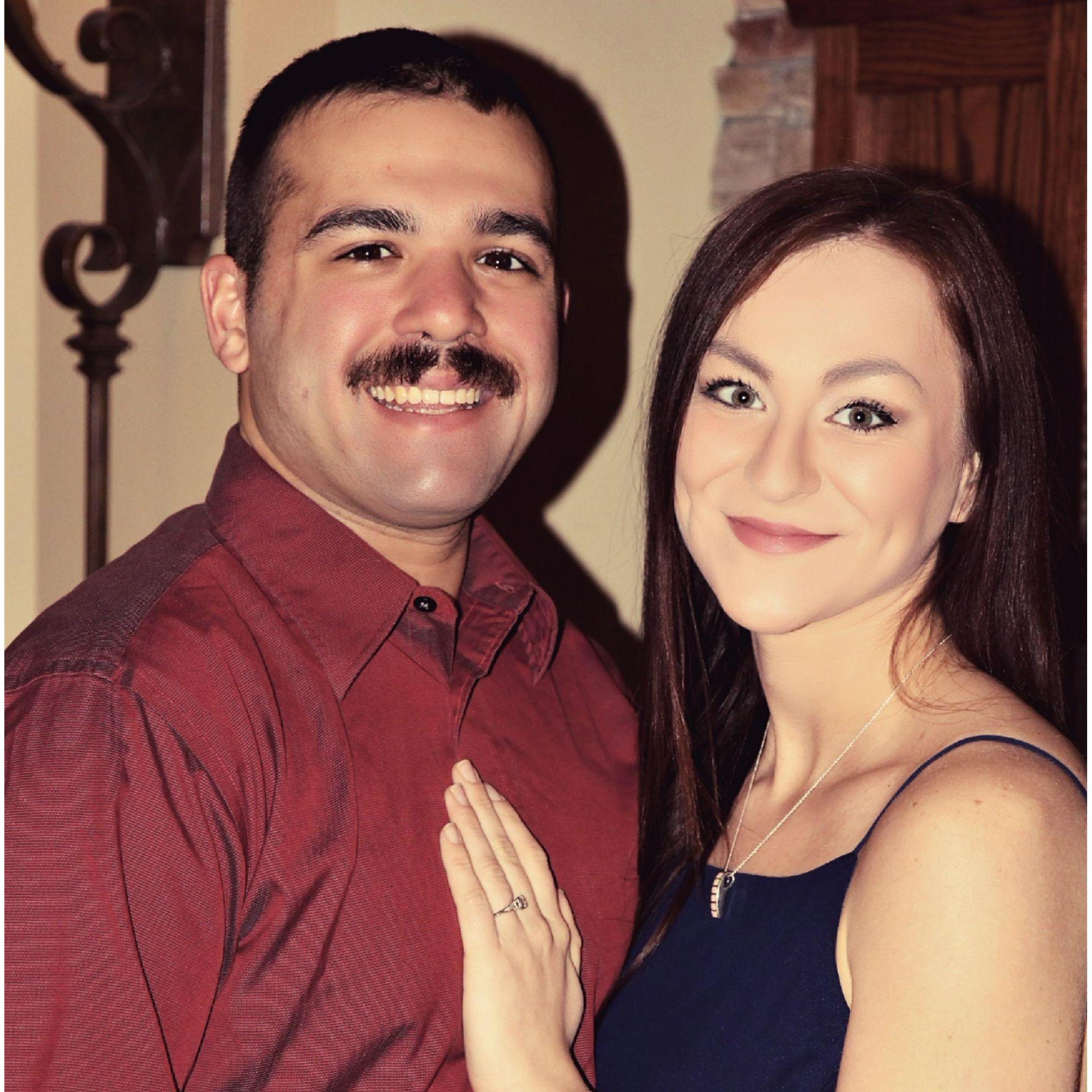 Impromptu engagement photo shoot courtesy of Dana!