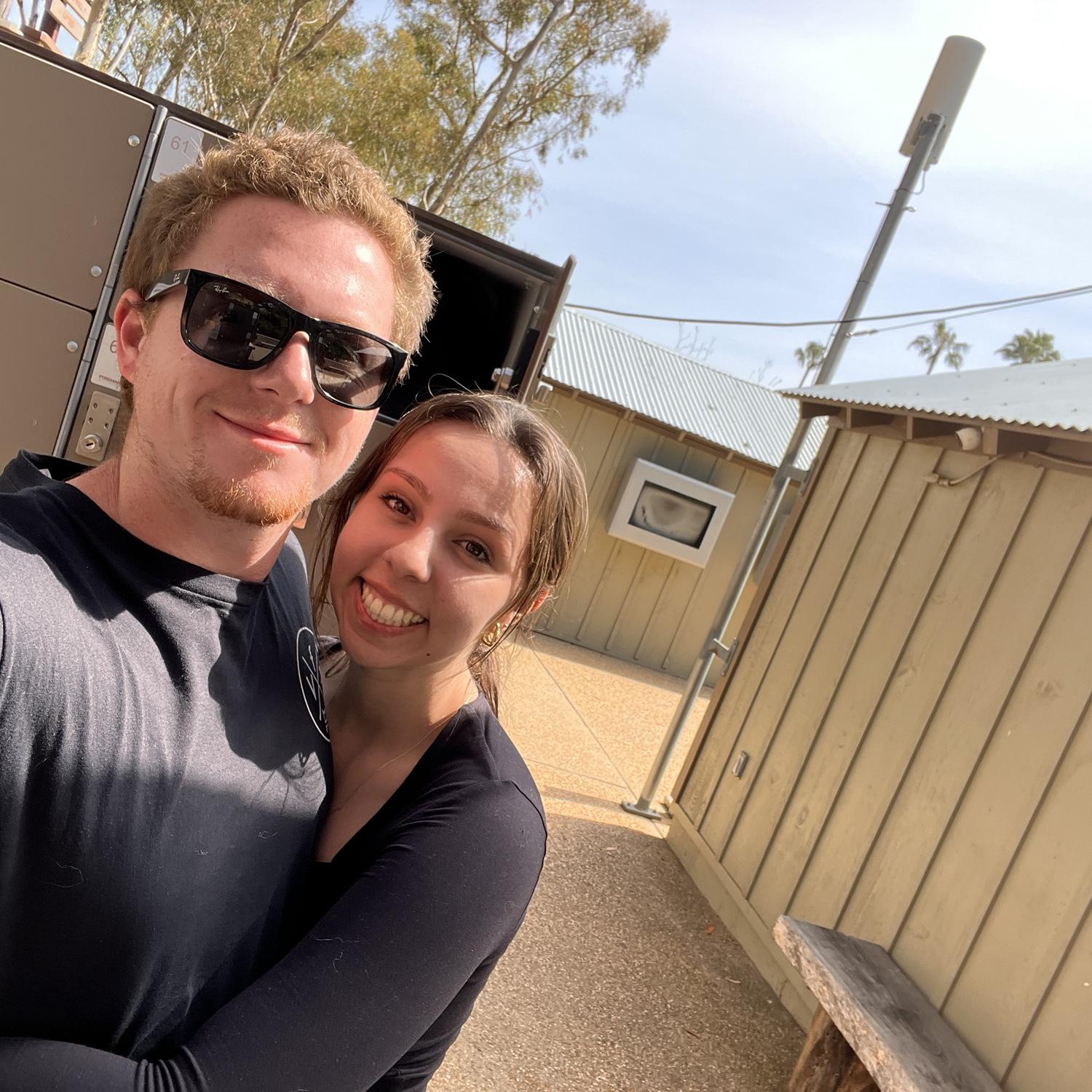 Zip lining in Catalina