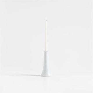 Valla Short Ceramic Taper Candle Holder, Set of 2