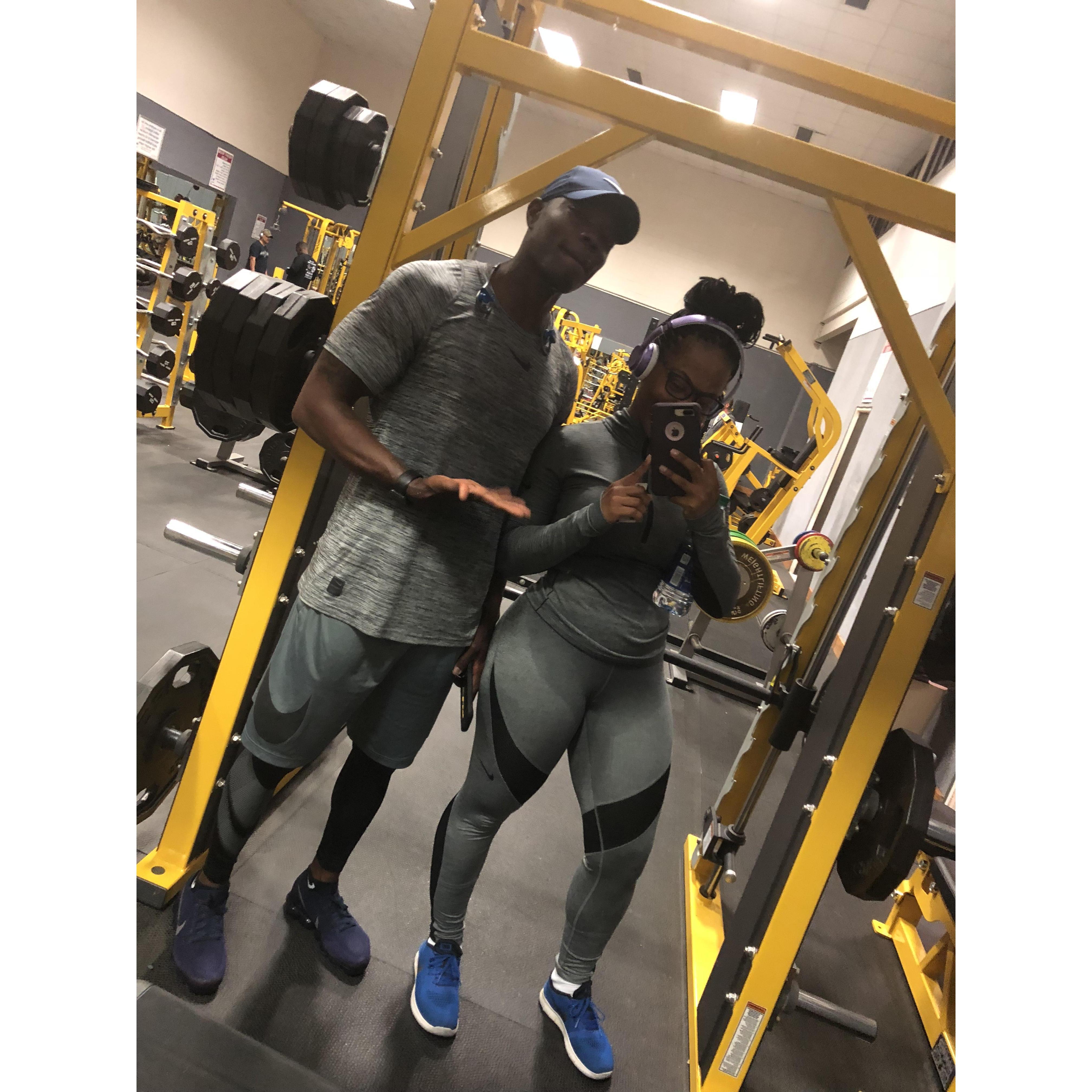Regular gym day for us