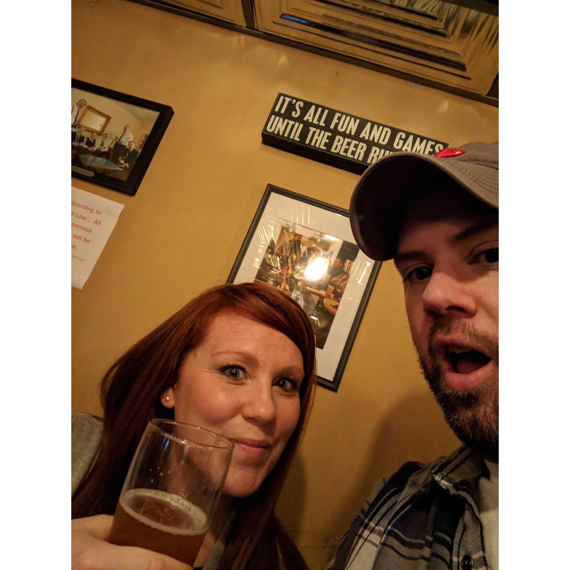 We've become friendly faces down the street at Bog Iron Brewery and The Fork & Bib food truck.