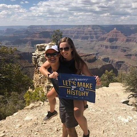 Trip to the Grand Canyon in 2019 during the Blues Stanley Cup run.