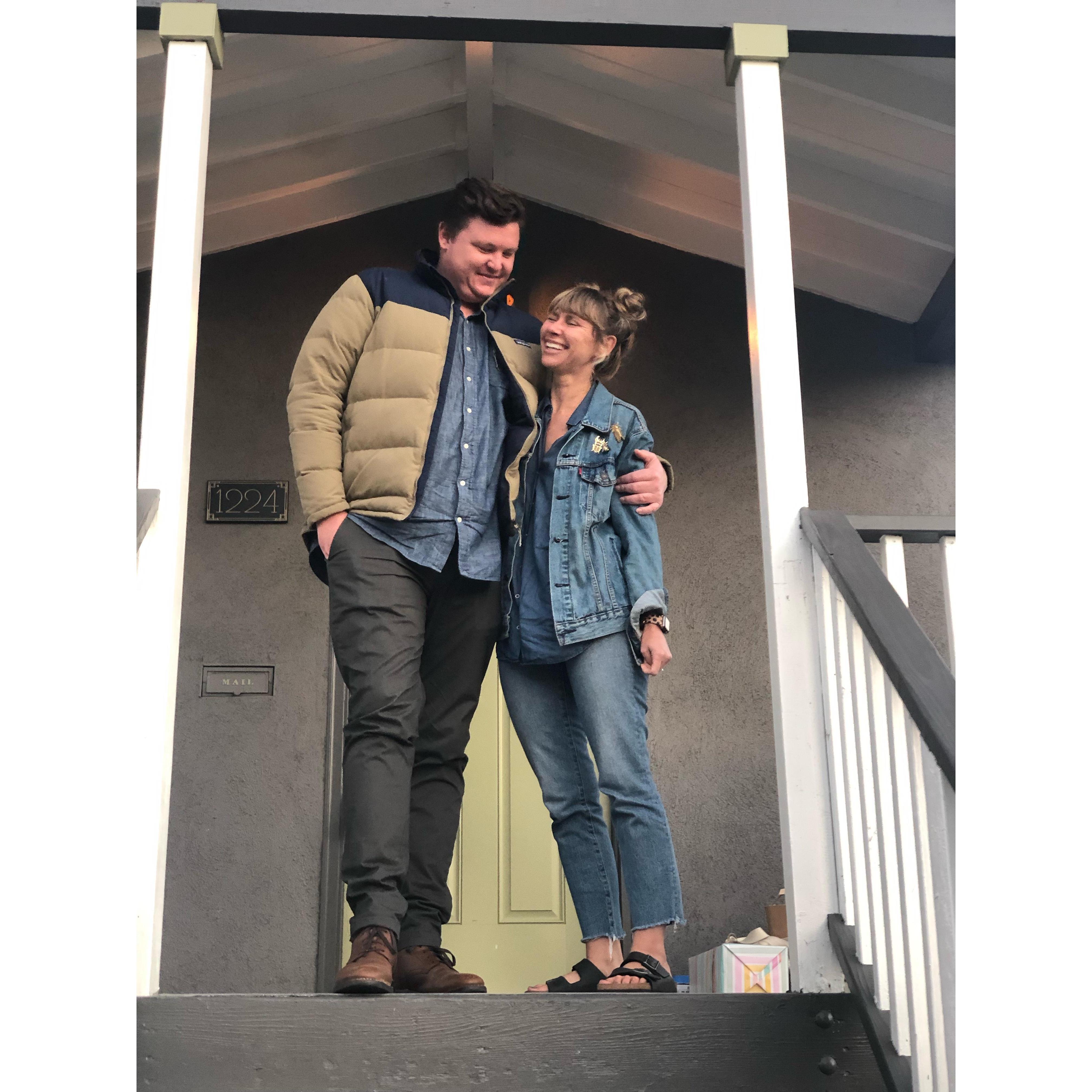 The day we got the keys to our house. September 2021.