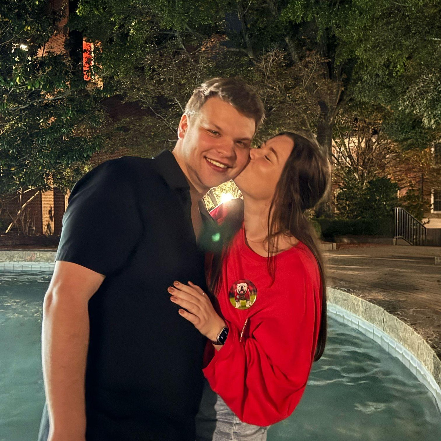 October 2025: We hopped in Herty Fountain at UGA for cute pics hehe