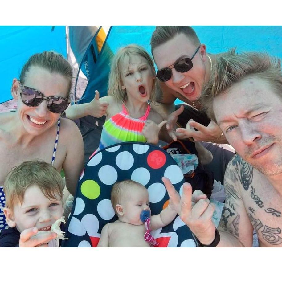 Our family crew, six strong (plus dead crab furnished by Ray) in Ocean City, NJ 2018.