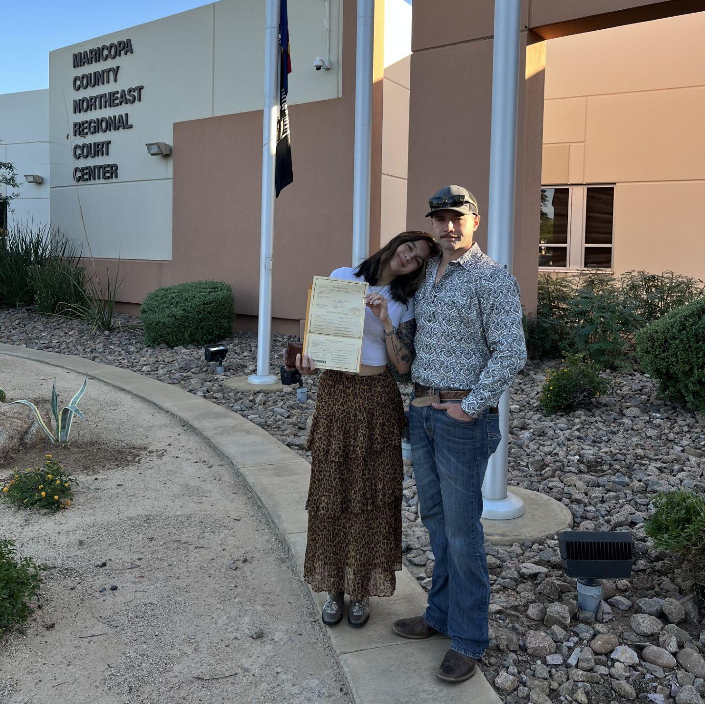 Getting Our Marriage License