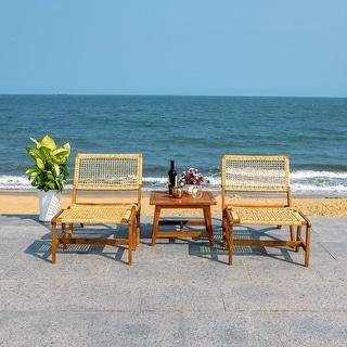 SAFAVIEH Outdoor Casella Set - Natural/Light Brown