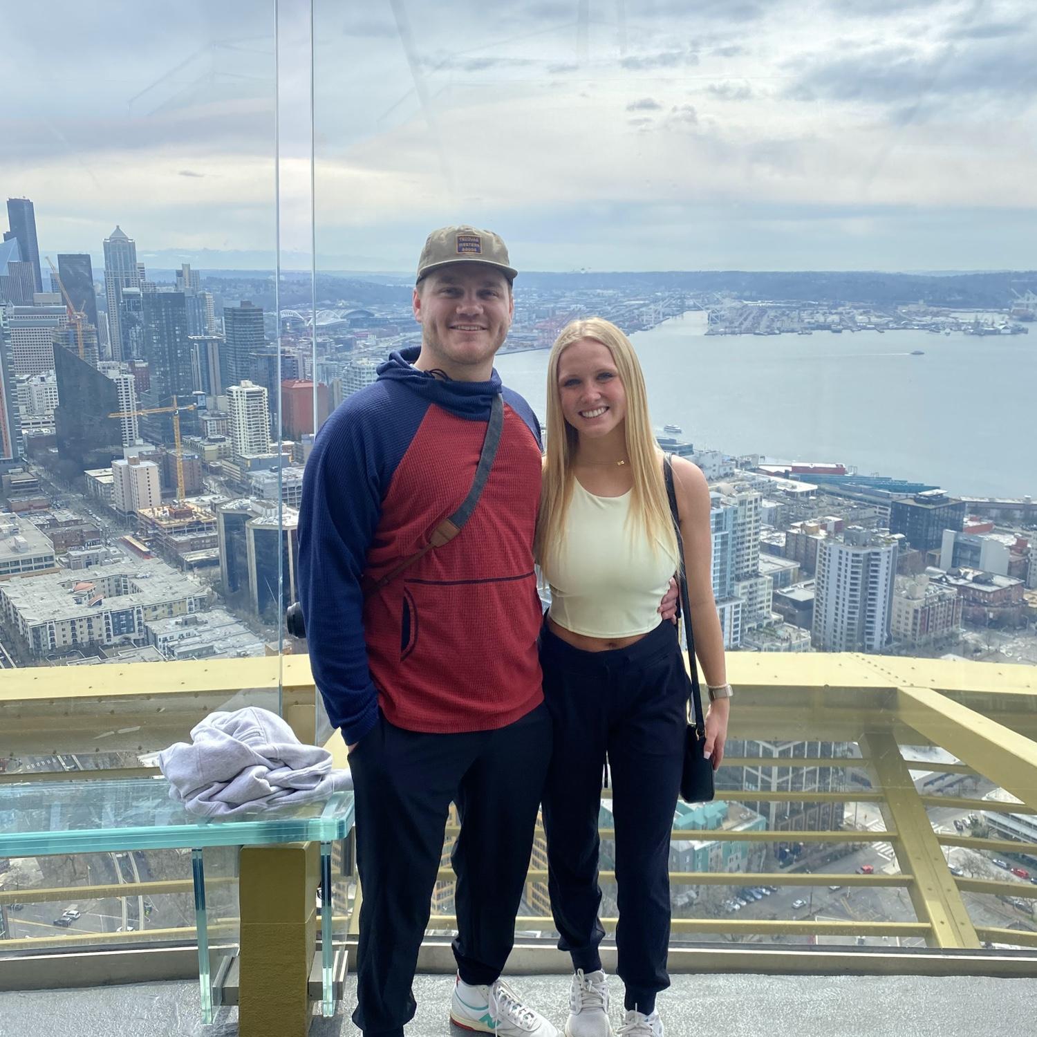 Sydney & Mason’s first big trip together! They went to Seattle, Washington in March 2023!