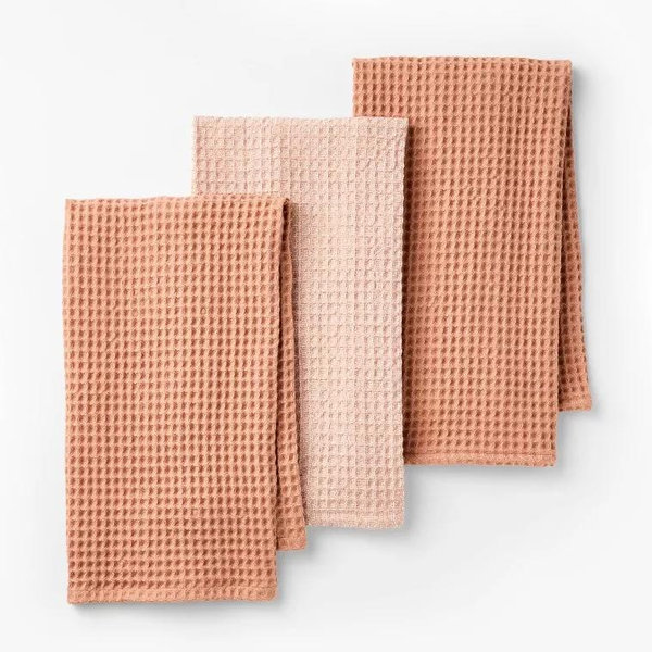 3pc Waffle Kitchen Towels - Figmint™