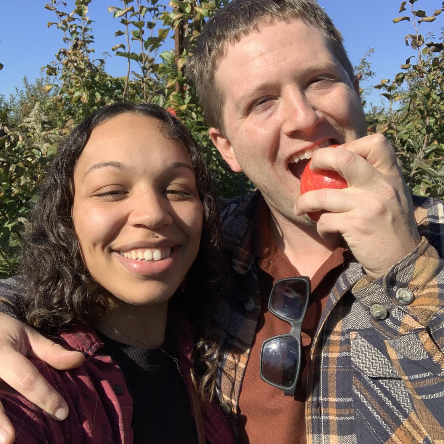 Picking apples, fall 2024