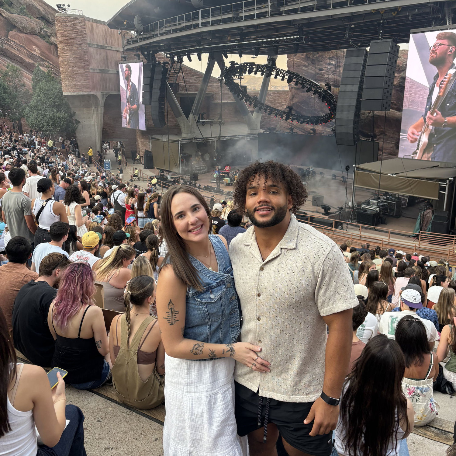 Our first trip together to see Mt. Joy at Red Rocks in Colorado!