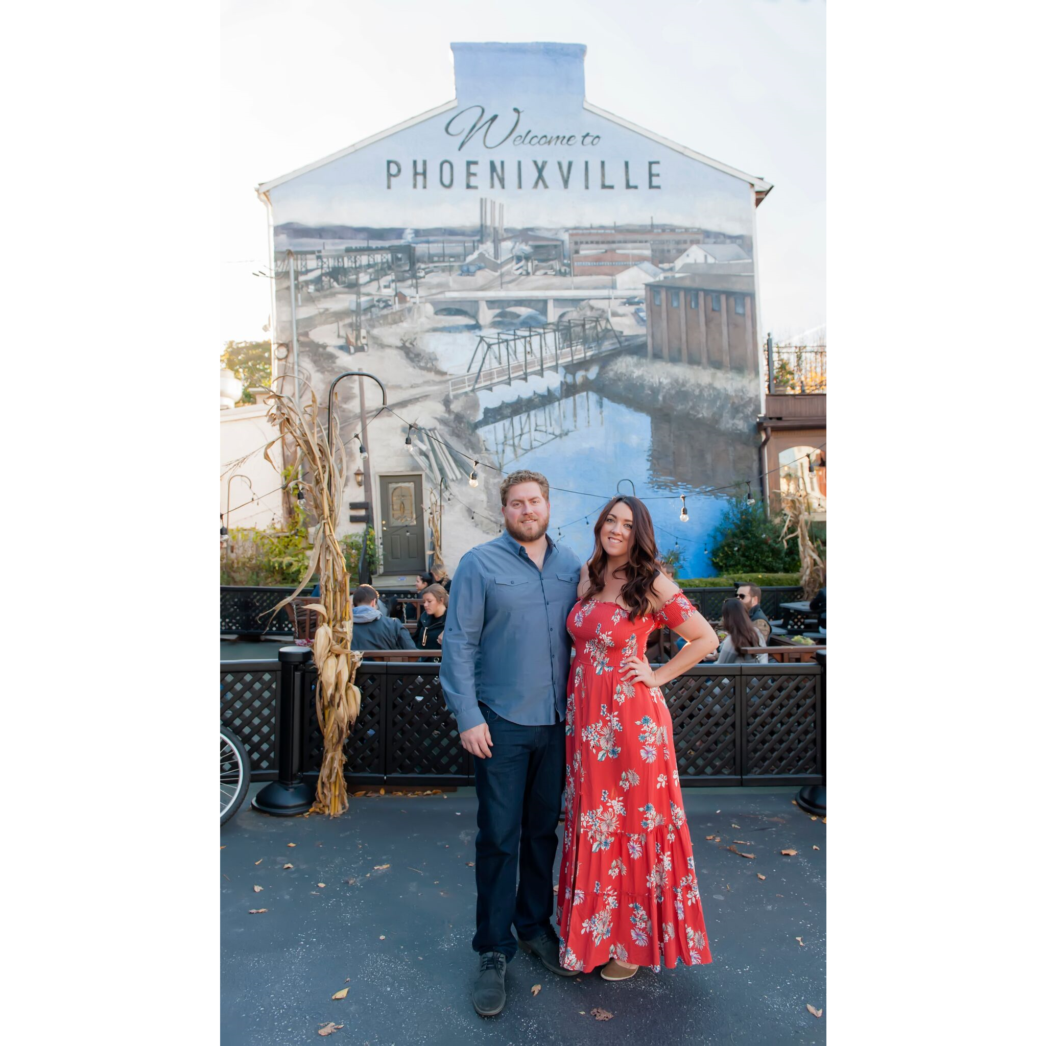 It only seemed fitting to shoot our engagement pictures in the town we fell in love and currently live together.. good ol' Pville!