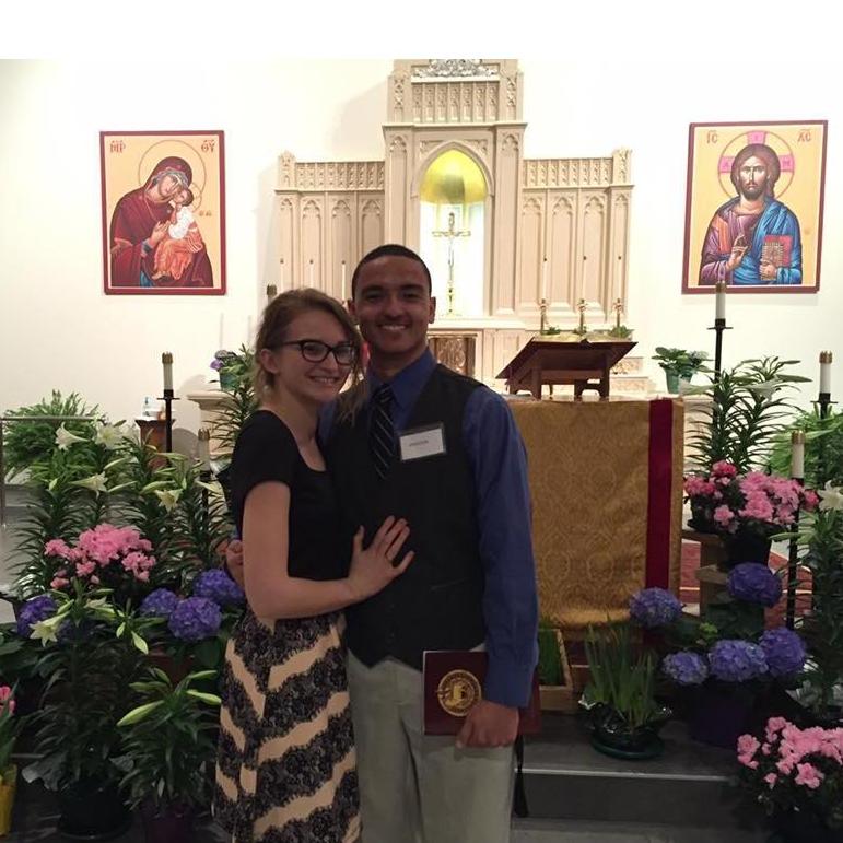Justin's Communion and Confirmation into the Catholic Church Mass, Spring 2016