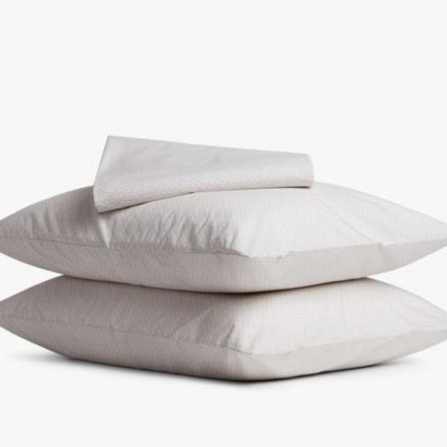 Geo Printed Percale Sheet Set
