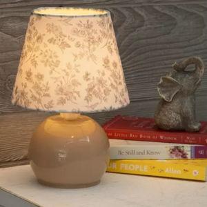Taupe Floral LED Lamp | Hobby Lobby | 2551356