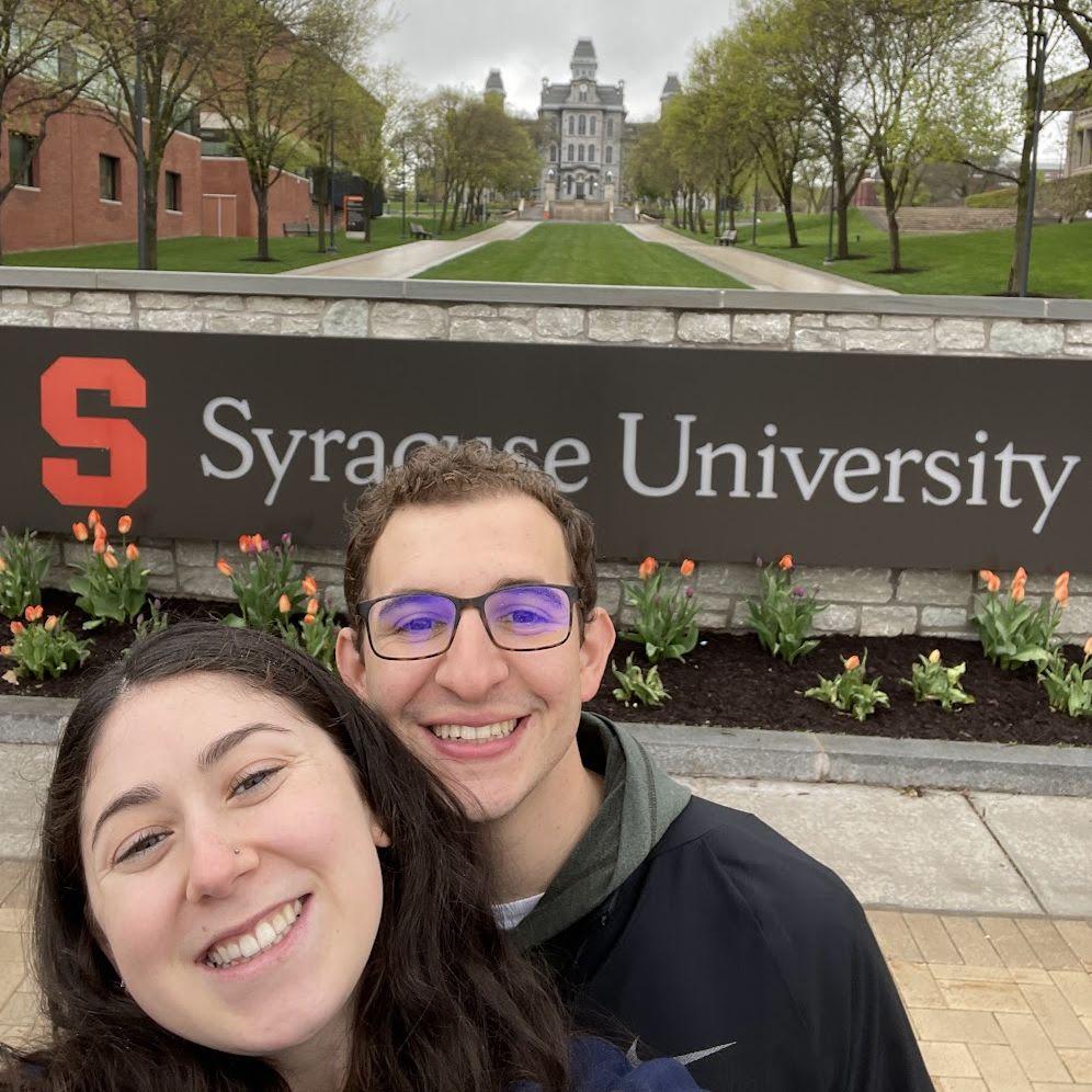 April 2023 - Noam's final visit to Syracuse as Shaina wrapped up 2 years working there