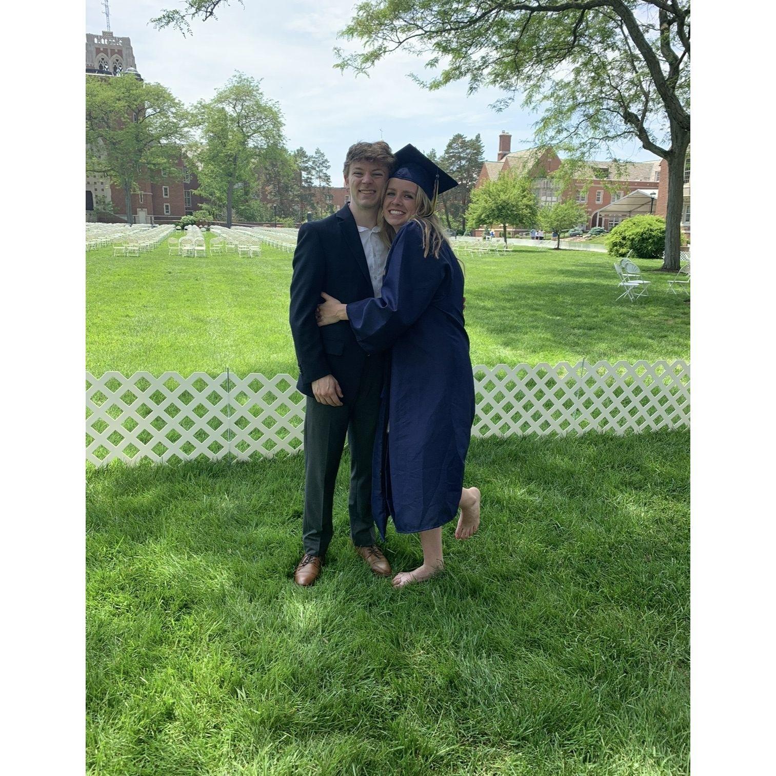 Sydney's college graduation, 2021